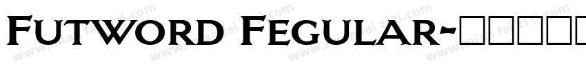 Futword Fegular字体转换